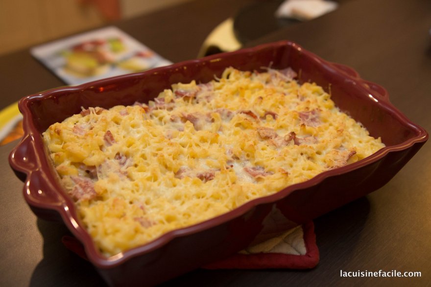 Gratin De Coquillettes Au Jambon – La Cuisine Facile